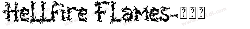 Hellfire Flames字体转换